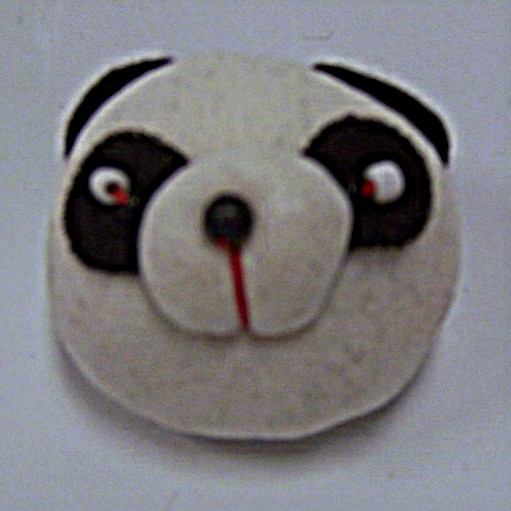 1 1/2\" Panda Bear Plumpie Head